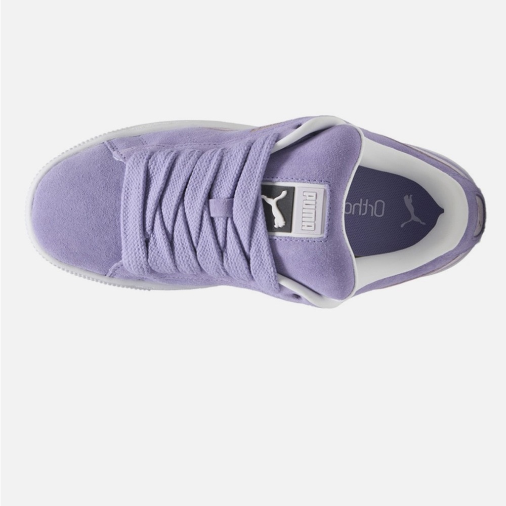 Puma Violet Suede Sneakers